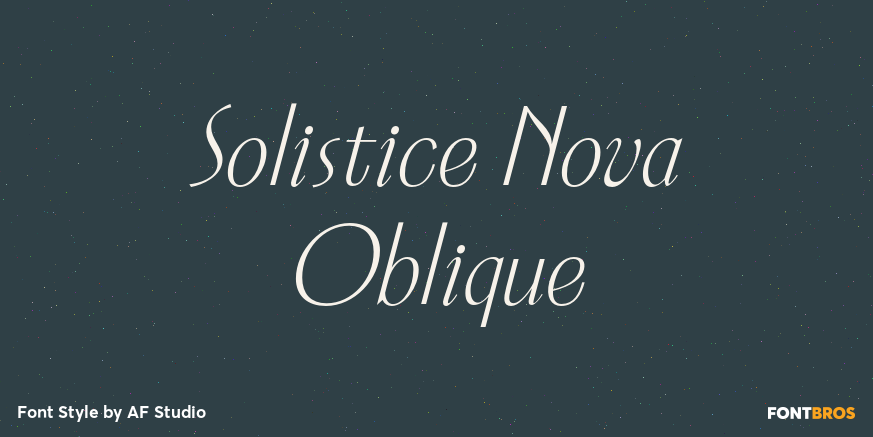 Solistice Nova Oblique Poster