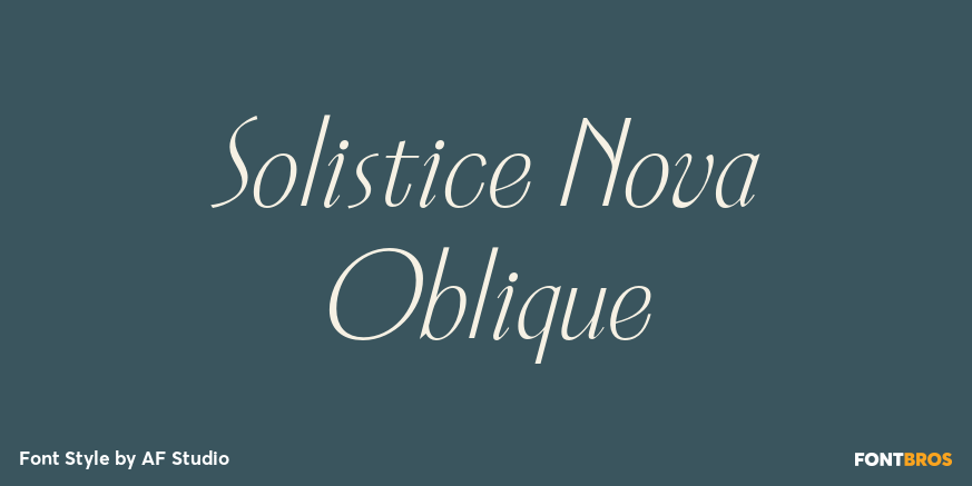 Solistice Nova Oblique Poster