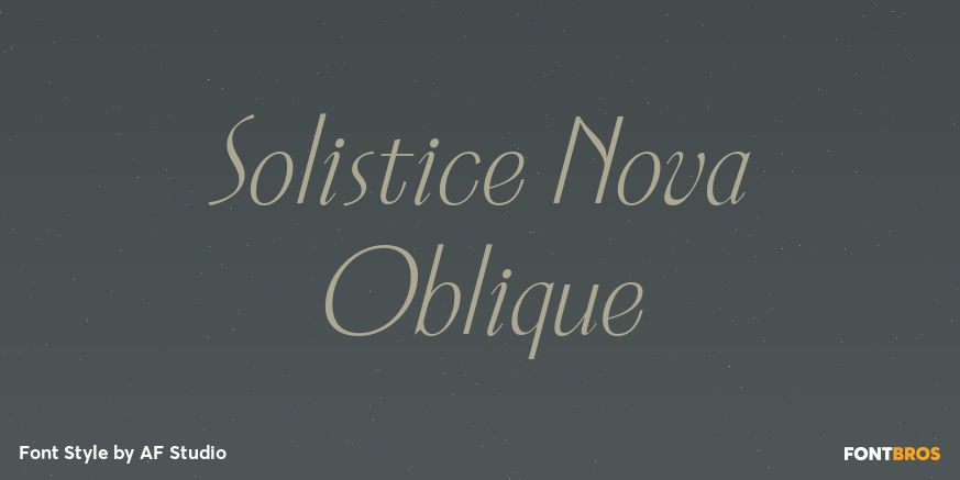 Solistice Nova Oblique Poster