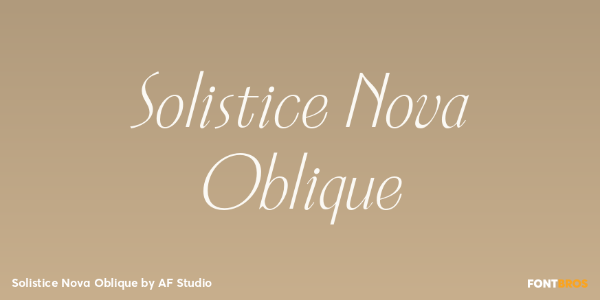 Solistice Nova Oblique Poster