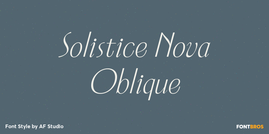 Solistice Nova Oblique Poster