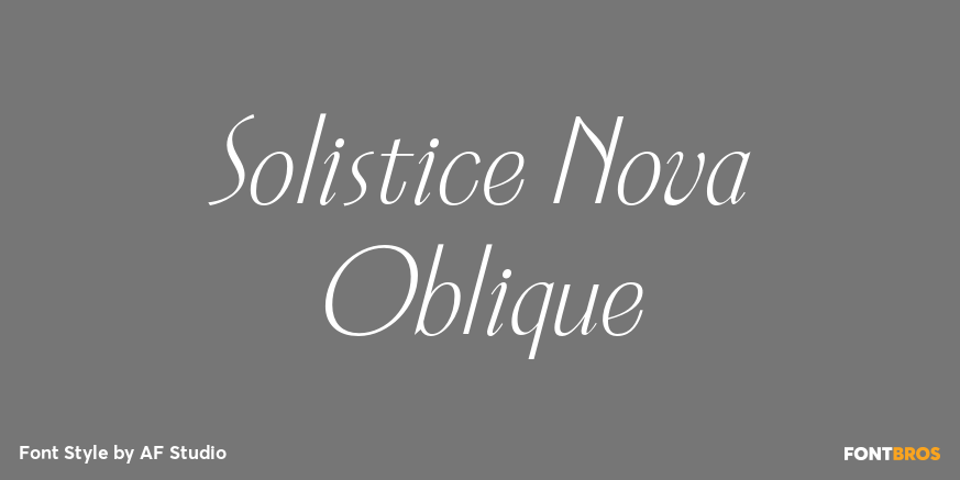 Solistice Nova Oblique Poster