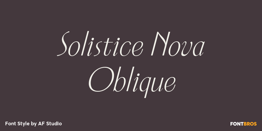 Solistice Nova Oblique Poster