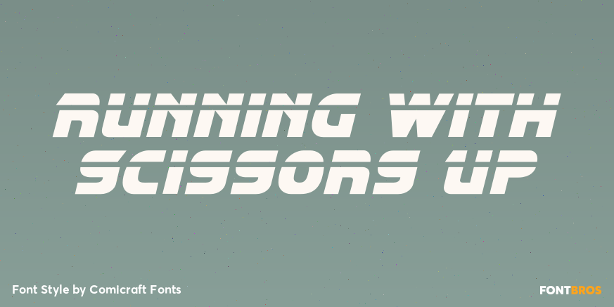 Running with Scissors Up Poster