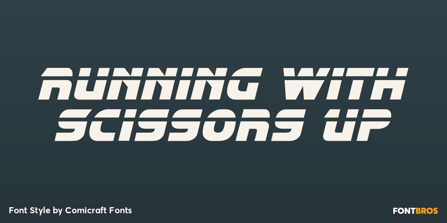 Running with Scissors Up Poster