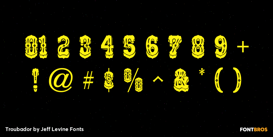 Troubador Font Poster #4