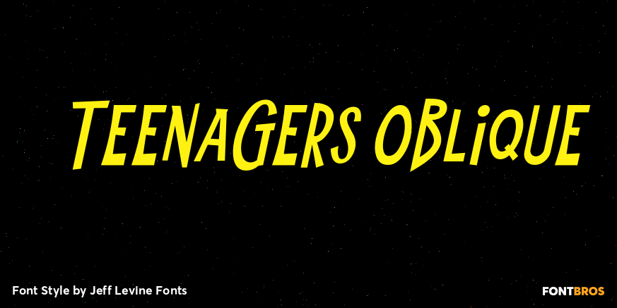 Teenagers Oblique Poster