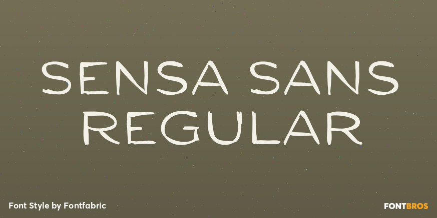 Sensa Sans Regular Font Poster #1