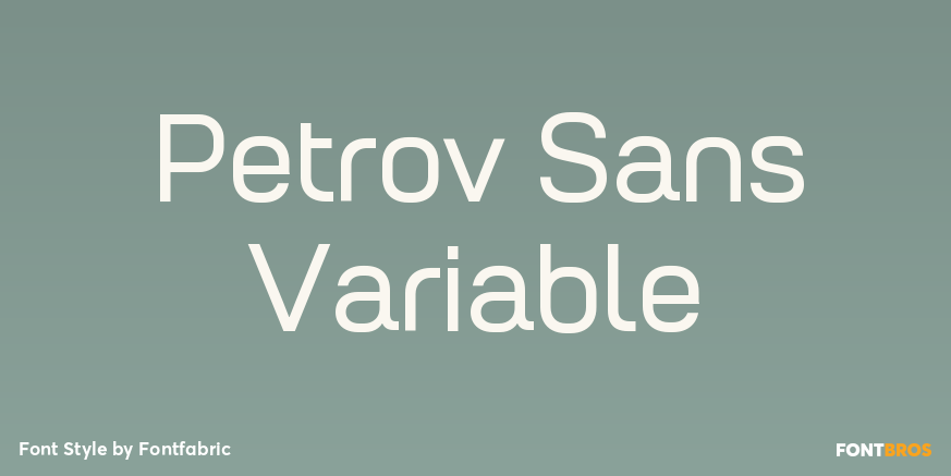 Petrov Sans Variable Poster