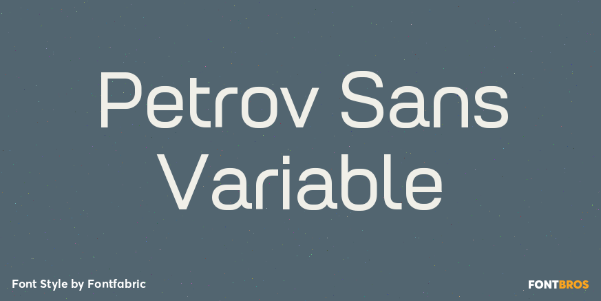 Petrov Sans Variable Poster