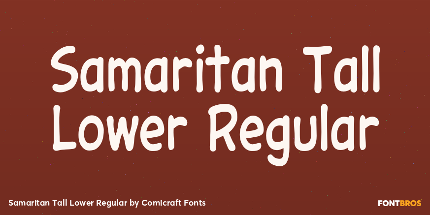 Samaritan Tall Lower Regular Font Poster #1
