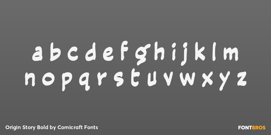 Origin Story Bold Font Poster #3