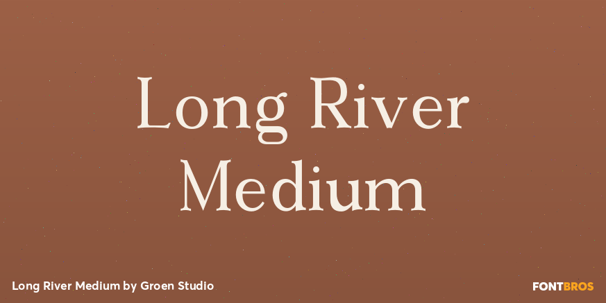 Long River Medium Poster