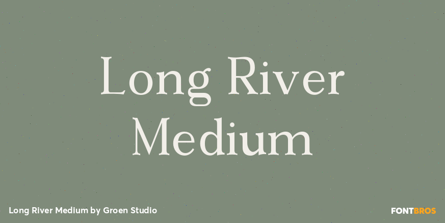 Long River Medium Poster