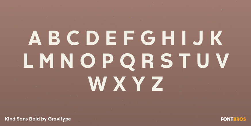 Kind Sans Bold Font Poster #1