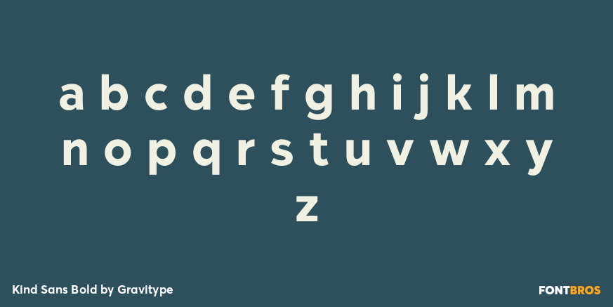 Kind Sans Bold Font Poster #1