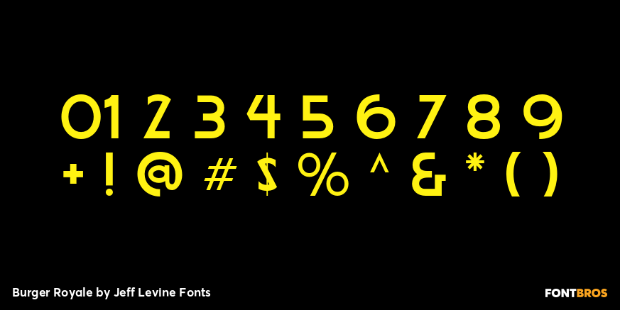 Burger Royale Font Poster #4