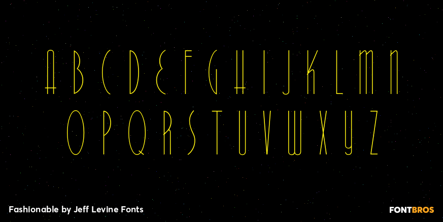 Fashionable Font Poster #3