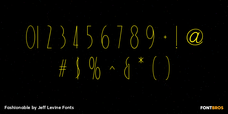 Fashionable Font Poster #4