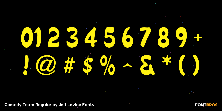 Comedy Team Regular Font Poster #4