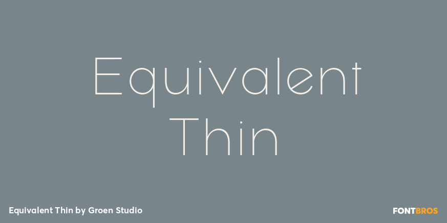 Equivalent Thin Poster