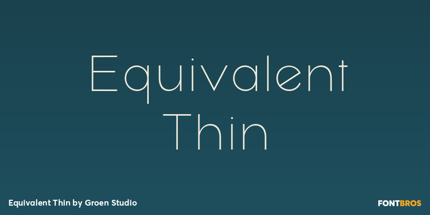 Equivalent Thin Poster