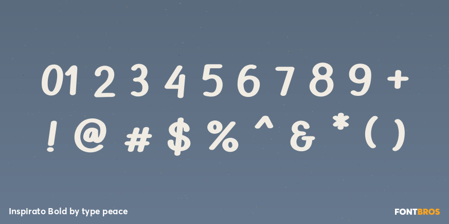 Inspirato Bold Font Poster #1