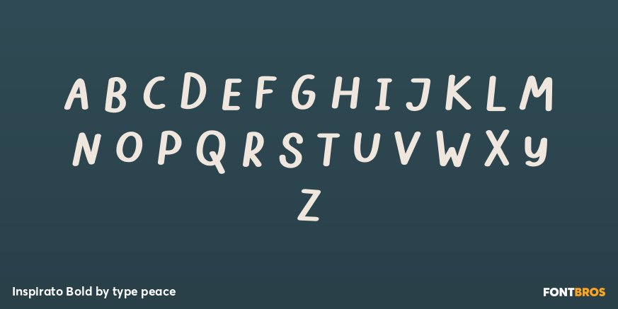 Inspirato Bold Font Poster #2