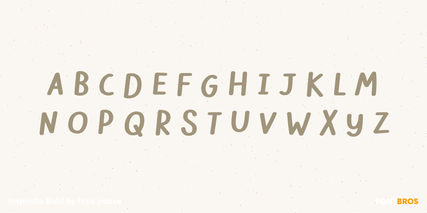 Inspirato Bold Font Poster #3