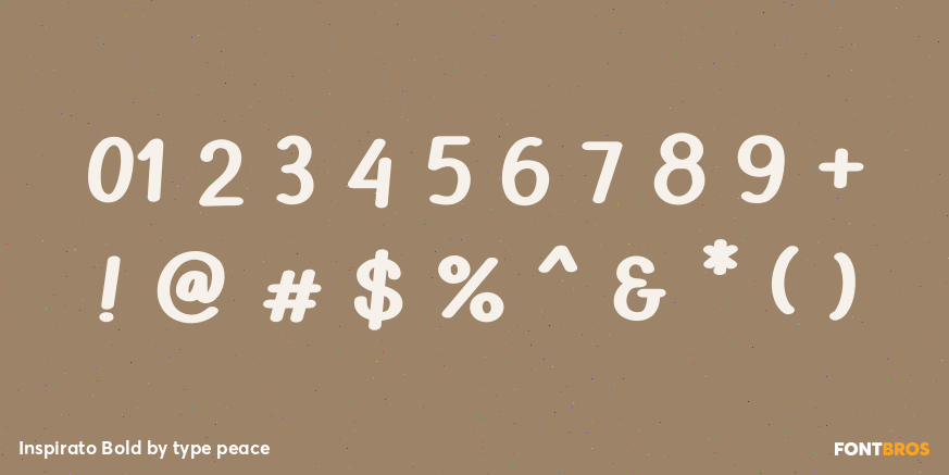 Inspirato Bold Font Poster #4