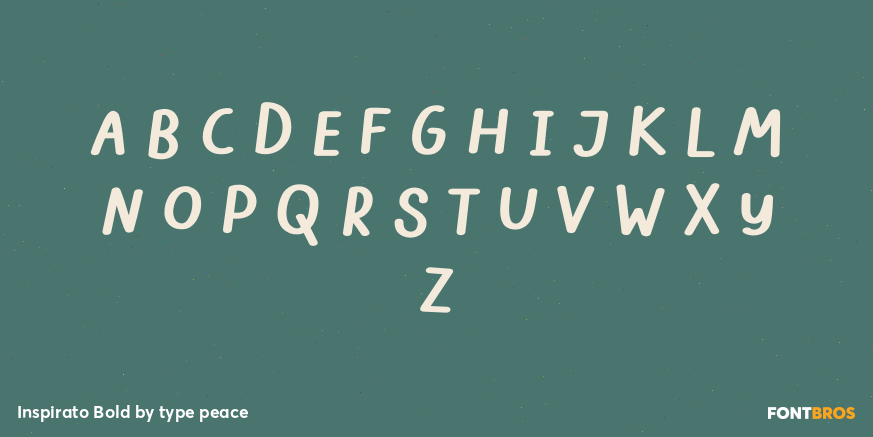 Inspirato Bold Font Poster #1