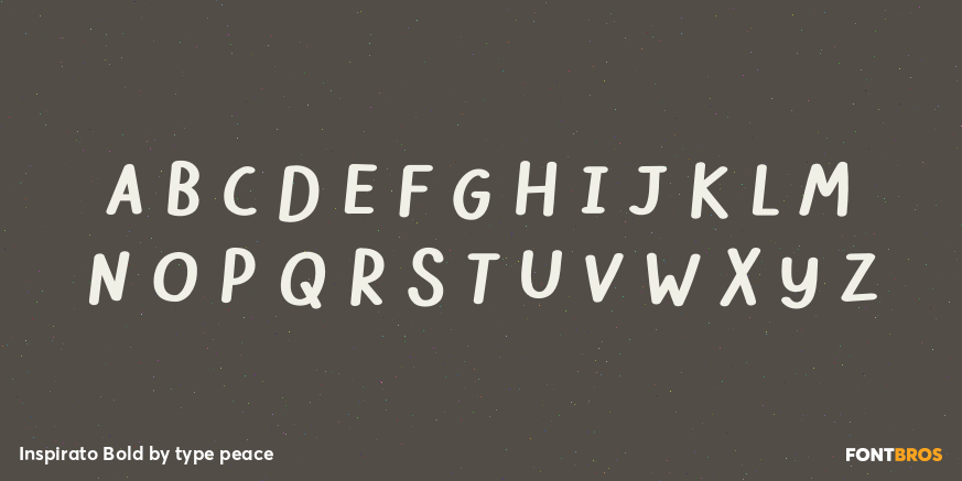 Inspirato Bold Font Poster #1