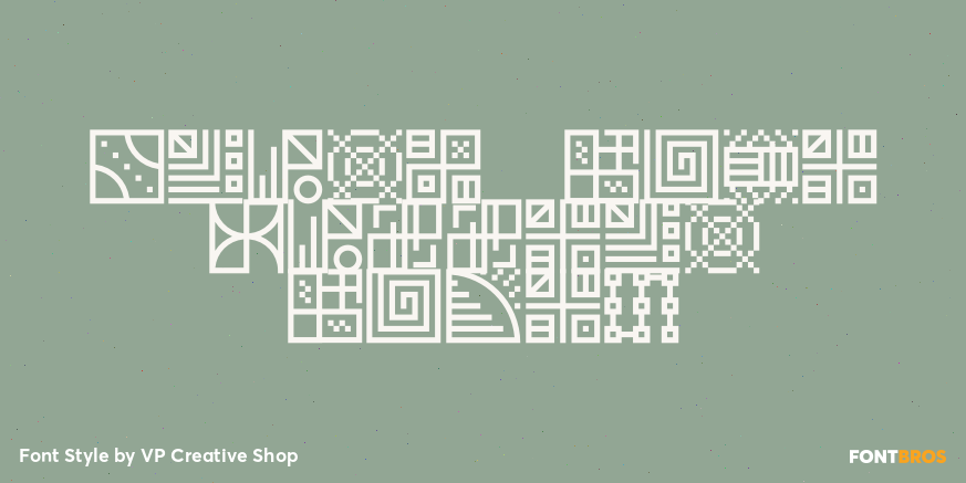 Brand Type Pattern Tyles Font Poster #1