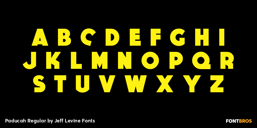 Paducah Regular Font Poster #3