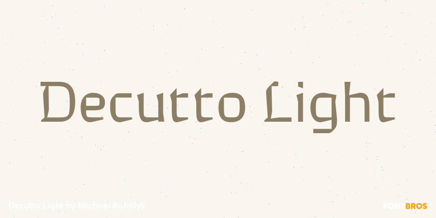 Decutto Light Poster