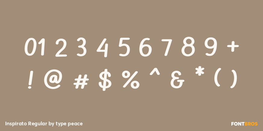 Inspirato Regular Font Poster #1