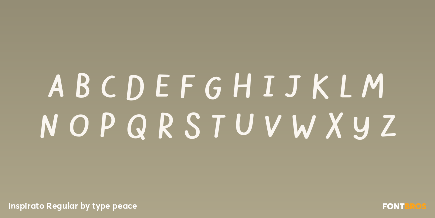 Inspirato Regular Font Poster #1