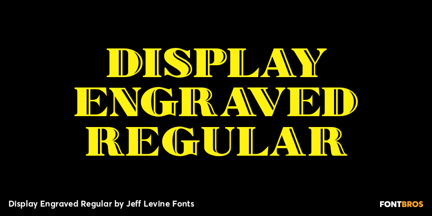 Display Engraved Regular Poster