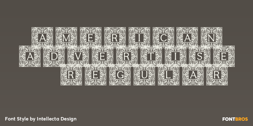 American Advertise 016 Regular Poster