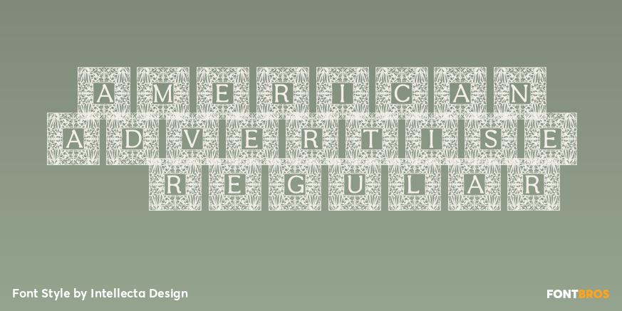 American Advertise 016 Regular Poster