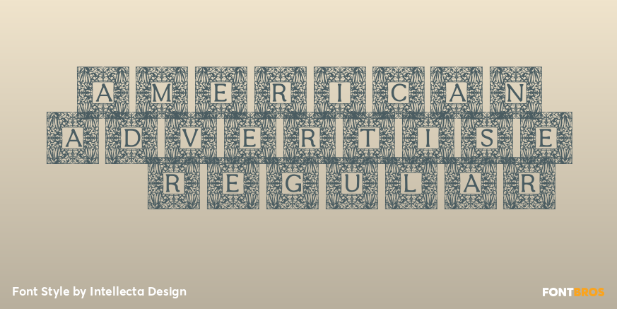 American Advertise 016 Regular Poster