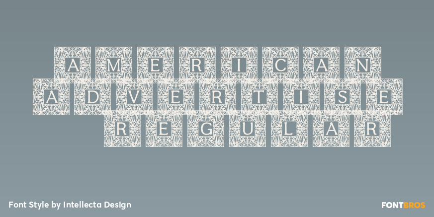 American Advertise 016 Regular Poster