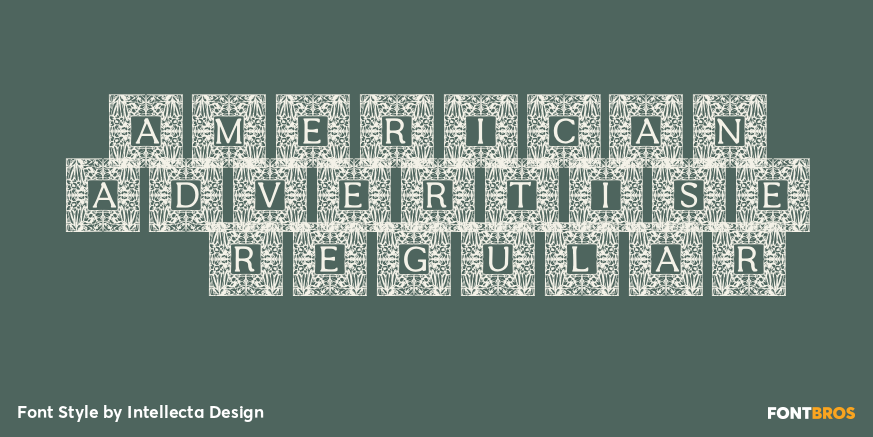 American Advertise 016 Regular Poster