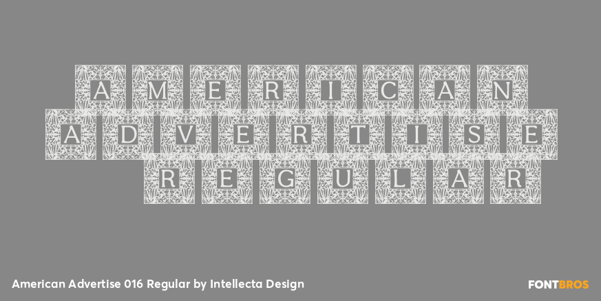 American Advertise 016 Regular Poster