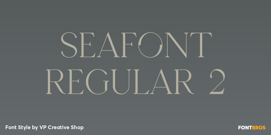 Seafont Regular 2 Poster