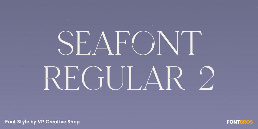 Seafont Regular 2 Poster