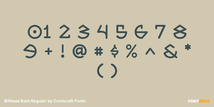 Bithead Bark Regular Font Poster #4