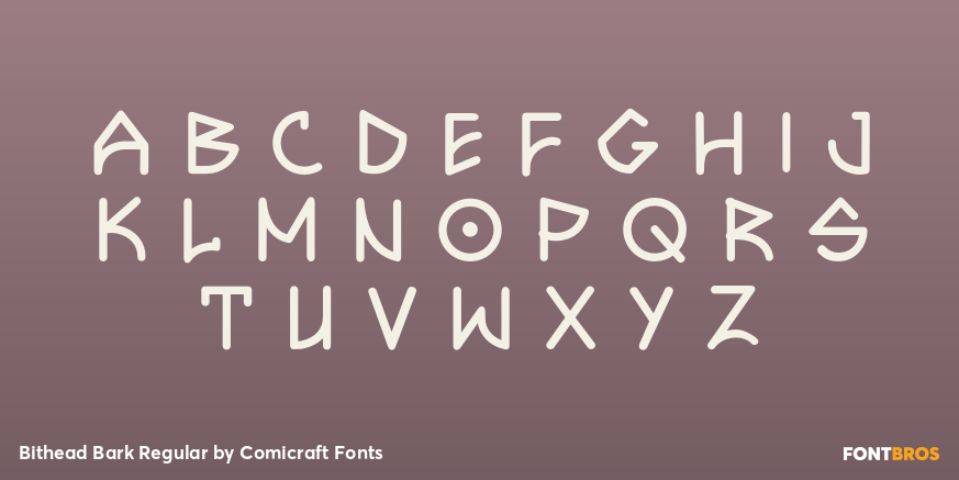 Bithead Bark Regular Font Poster #2