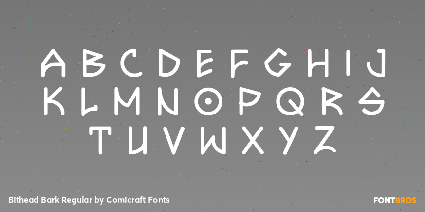 Bithead Bark Regular Font Poster #3