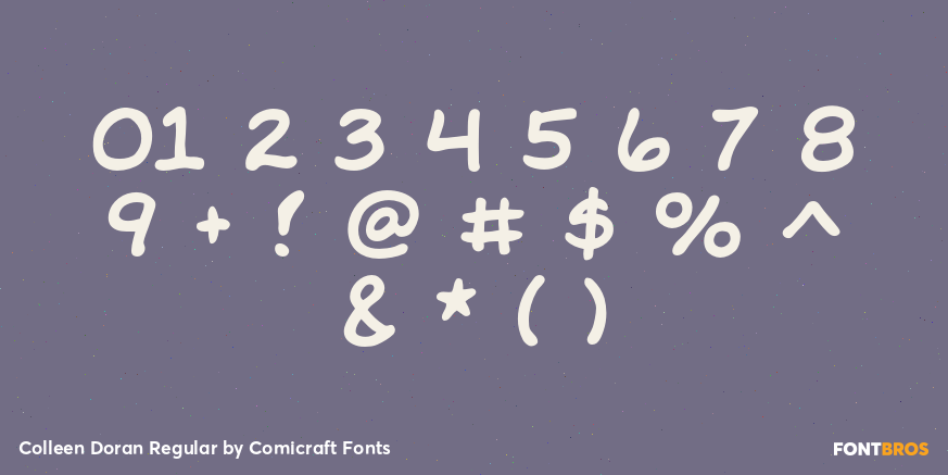 Colleen Doran Regular Font Poster #4